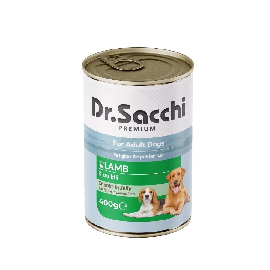 Dr. Sacchi Kuzu Etli Köpek Konservesi 400 GR | SRC: Barcode: 8690286588617